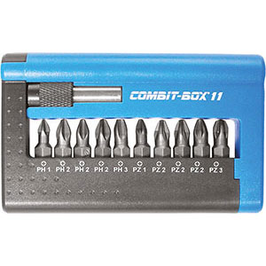 2013GA - BITS ATTACCO 1/4" DIN 3126 C 6,3 IN COMBIT-BOX IN ASSORTIMENTO - Orig. Witte